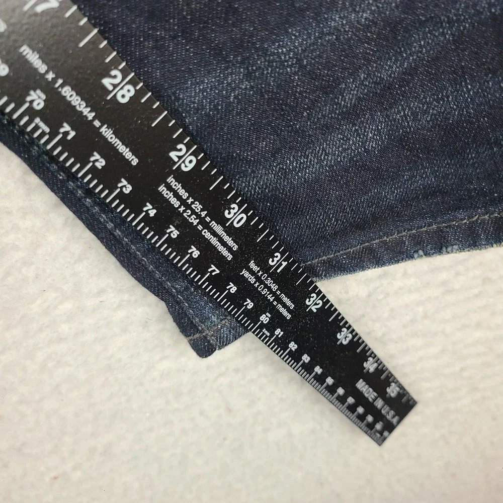 Banana Republic Jeans Mens 33x32 Blue Slim Fit Dark Wash Denim